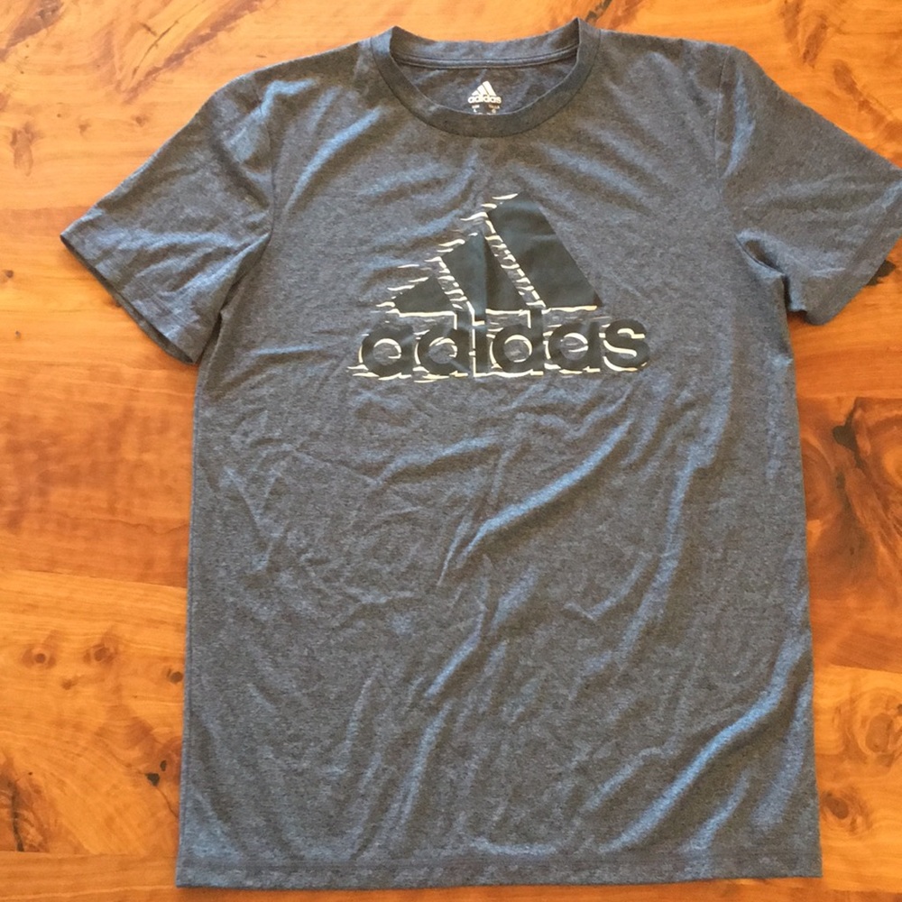Adidas Boys Grey Shirt